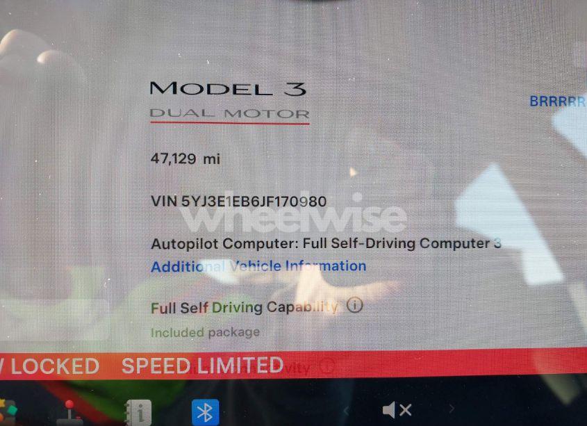 Photo 7 of 2018 Tesla Model 3 LONG RANGE/PERFORMANCE (VIN 5YJ3E1EB6JF170980)