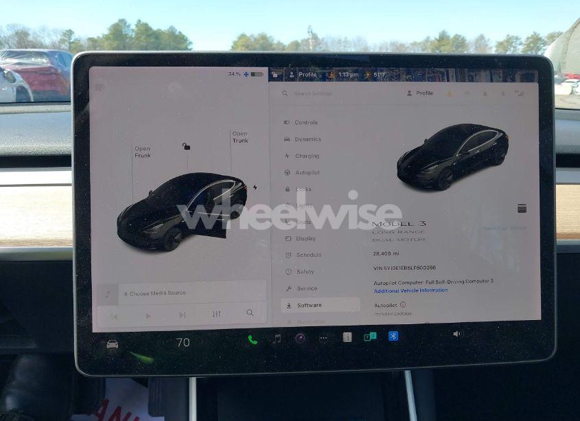 Photo 18 of 2020 Tesla Model 3 LONG RANGE DUAL MOTOR ALL-WHEEL DRIVE (VIN 5YJ3E1EB6LF600266)
