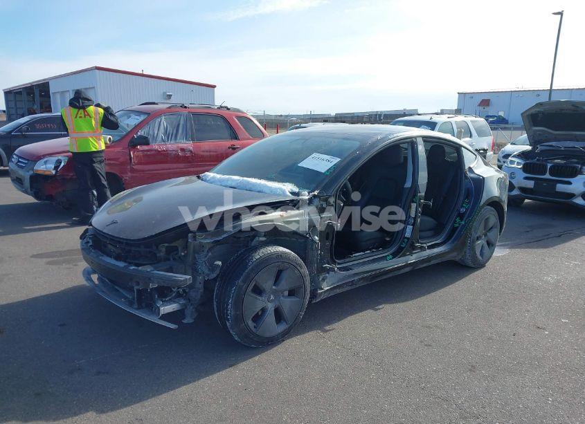 Photo 2 of 2021 Tesla Model 3 LONG RANGE DUAL MOTOR ALL-WHEEL DRIVE (VIN 5YJ3E1EB6MF050066)