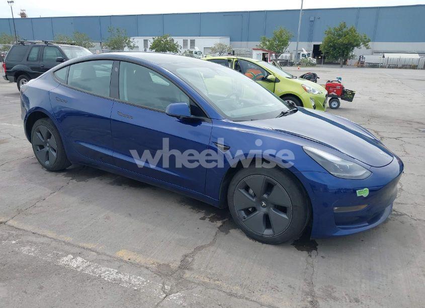 2021 Tesla Model 3 LONG RANGE DUAL MOTOR ALL-WHEEL DRIVE (VIN 5YJ3E1EB6MF878411) main photo