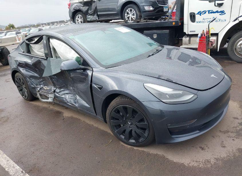 2021 Tesla Model 3 LONG RANGE DUAL MOTOR ALL-WHEEL DRIVE (VIN 5YJ3E1EB6MF995325) main photo