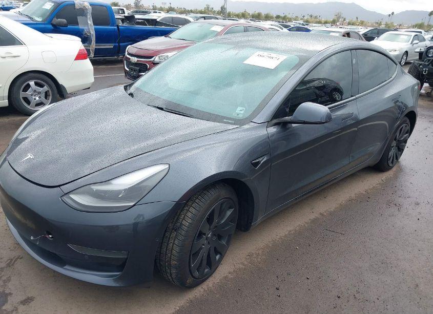 Photo 2 of 2021 Tesla Model 3 LONG RANGE DUAL MOTOR ALL-WHEEL DRIVE (VIN 5YJ3E1EB6MF995325)