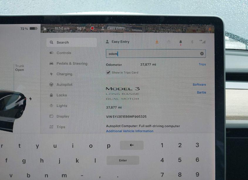 Photo 7 of 2021 Tesla Model 3 LONG RANGE DUAL MOTOR ALL-WHEEL DRIVE (VIN 5YJ3E1EB6MF995325)