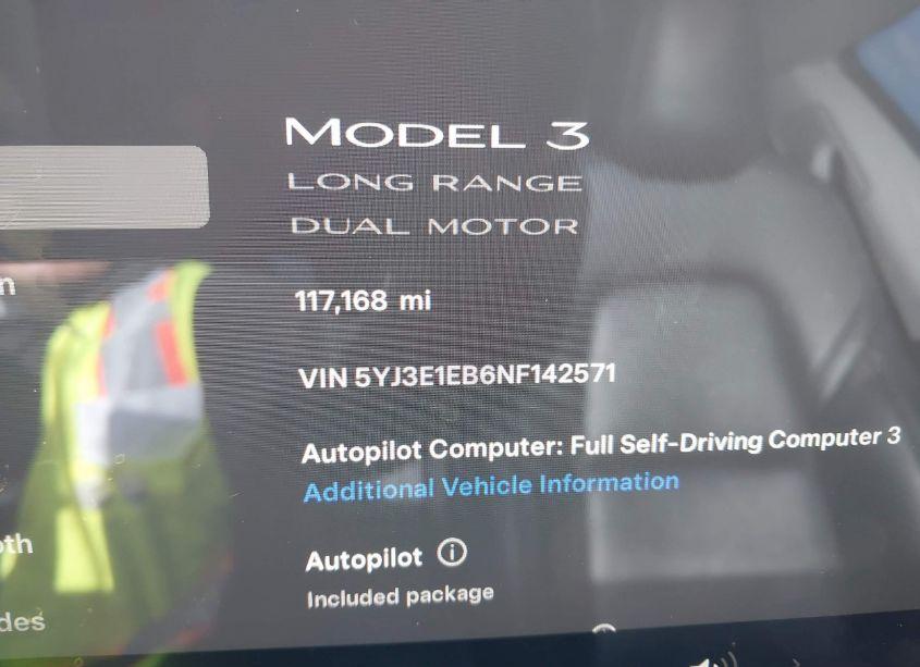 Photo 7 of 2022 Tesla Model 3 (VIN 5YJ3E1EB6NF142571)