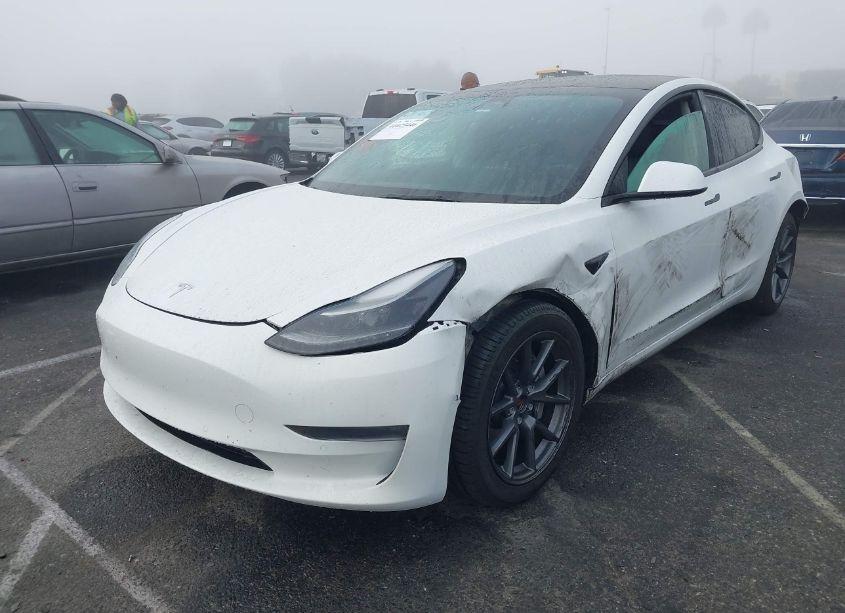 Photo 2 of 2022 Tesla Model 3 LONG RANGE DUAL MOTOR ALL-WHEEL DRIVE (VIN 5YJ3E1EB6NF206639)