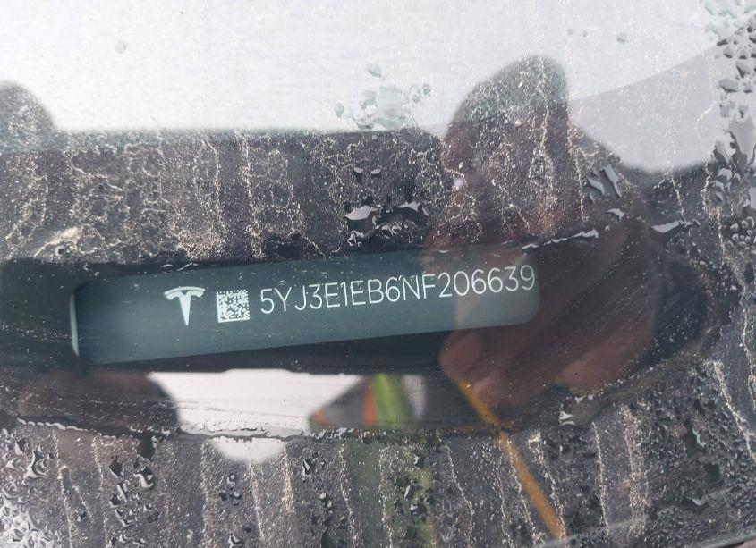 Photo 9 of 2022 Tesla Model 3 LONG RANGE DUAL MOTOR ALL-WHEEL DRIVE (VIN 5YJ3E1EB6NF206639)