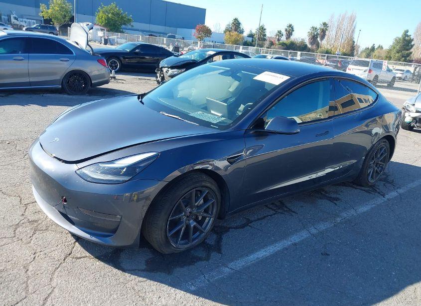 Photo 2 of 2022 Tesla Model 3 LONG RANGE DUAL MOTOR ALL-WHEEL DRIVE (VIN 5YJ3E1EB6NF240418)