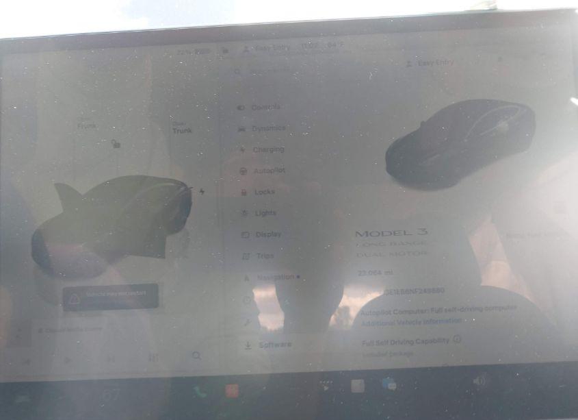 Photo 18 of 2022 Tesla Model 3 LONG RANGE DUAL MOTOR ALL-WHEEL DRIVE (VIN 5YJ3E1EB6NF249880)