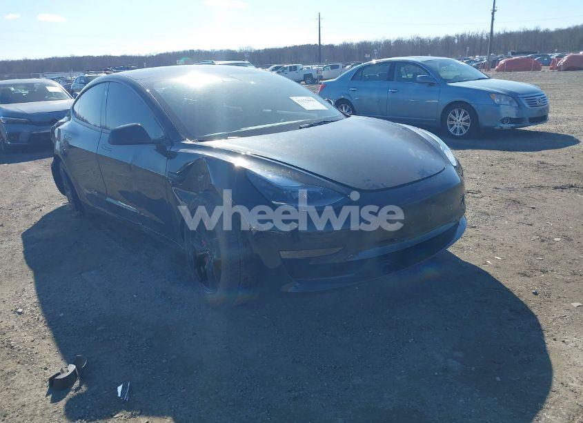 2022 Tesla Model 3 LONG RANGE DUAL MOTOR ALL-WHEEL DRIVE (VIN 5YJ3E1EB6NF271314) main photo