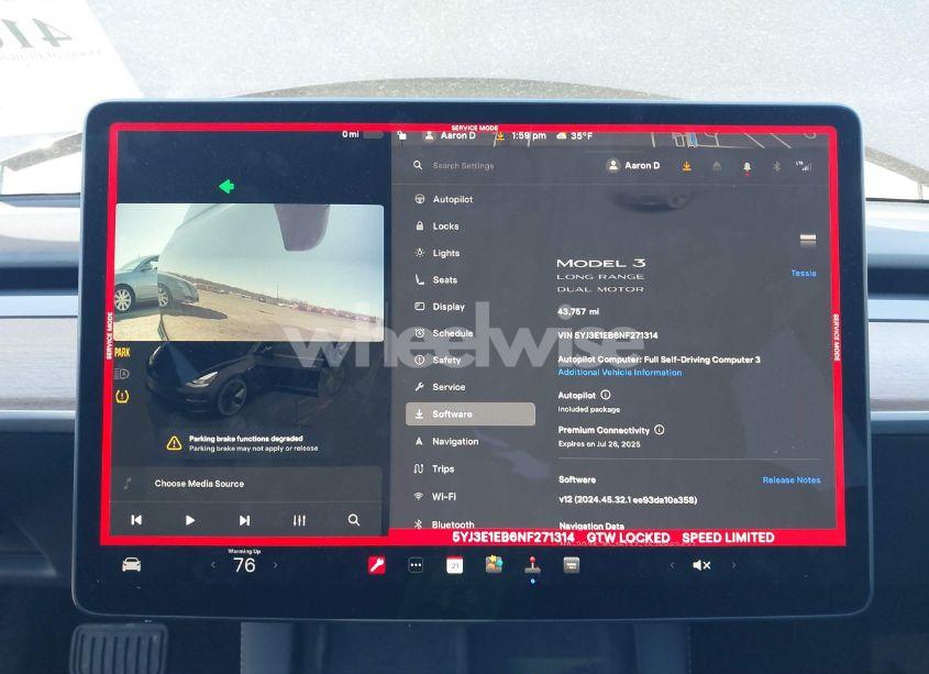 Photo 17 of 2022 Tesla Model 3 LONG RANGE DUAL MOTOR ALL-WHEEL DRIVE (VIN 5YJ3E1EB6NF271314)