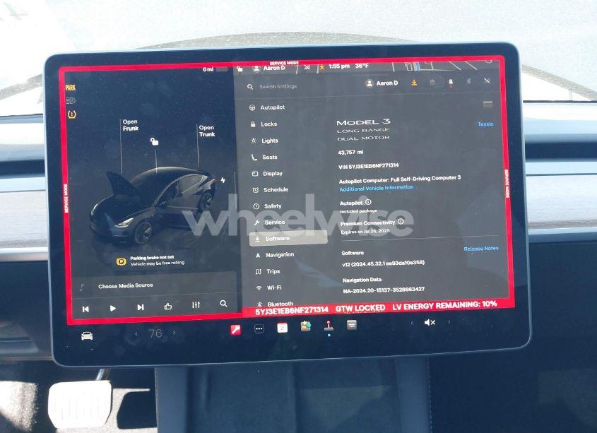 Photo 7 of 2022 Tesla Model 3 LONG RANGE DUAL MOTOR ALL-WHEEL DRIVE (VIN 5YJ3E1EB6NF271314)