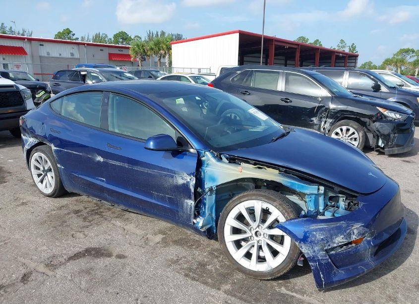 2022 Tesla Model 3 LONG RANGE DUAL MOTOR ALL-WHEEL DRIVE (VIN 5YJ3E1EB6NF289764) main photo