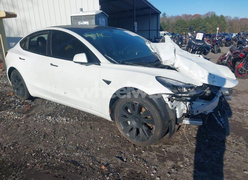 2022 Tesla Model 3 LONG RANGE DUAL MOTOR ALL-WHEEL DRIVE (VIN 5YJ3E1EB6NF333309) main photo