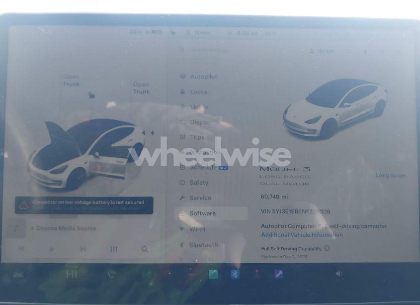 Photo 16 of 2022 Tesla Model 3 LONG RANGE DUAL MOTOR ALL-WHEEL DRIVE (VIN 5YJ3E1EB6NF333309)