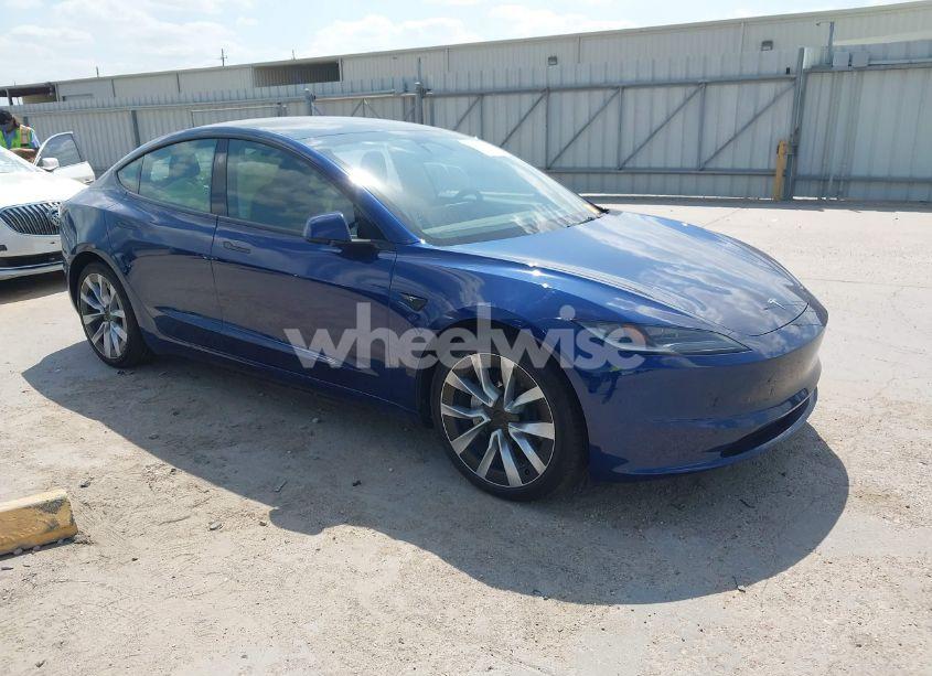 2024 Tesla Model 3 LONG RANGE DUAL MOTOR ALL-WHEEL DRIVE (VIN 5YJ3E1EB6RF800587) main photo