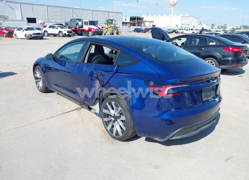 Photo 3 of 2024 Tesla Model 3 LONG RANGE DUAL MOTOR ALL-WHEEL DRIVE (VIN 5YJ3E1EB6RF800587)