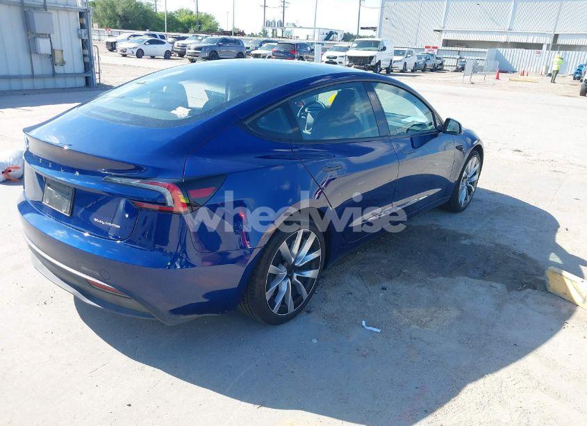 Photo 4 of 2024 Tesla Model 3 LONG RANGE DUAL MOTOR ALL-WHEEL DRIVE (VIN 5YJ3E1EB6RF800587)