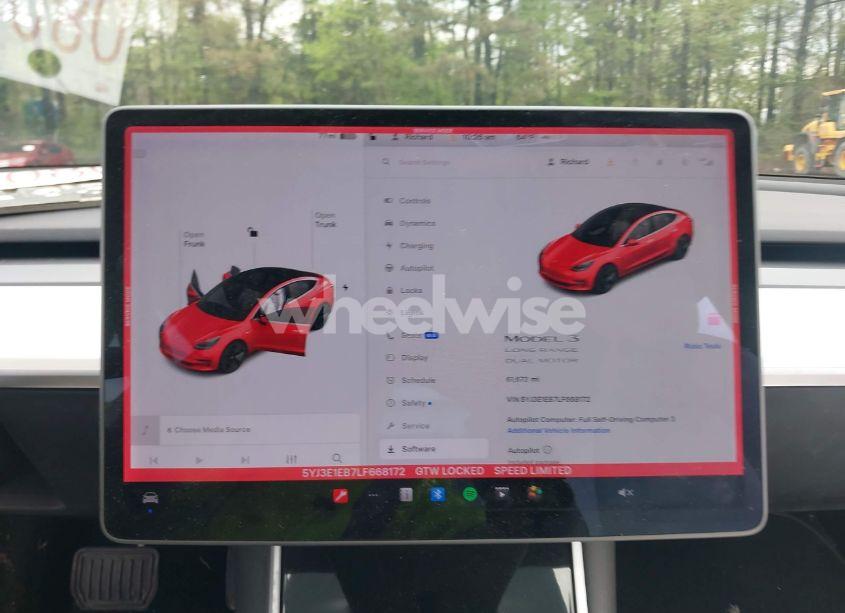 Photo 18 of 2020 Tesla Model 3 LONG RANGE DUAL MOTOR ALL-WHEEL DRIVE (VIN 5YJ3E1EB7LF668172)