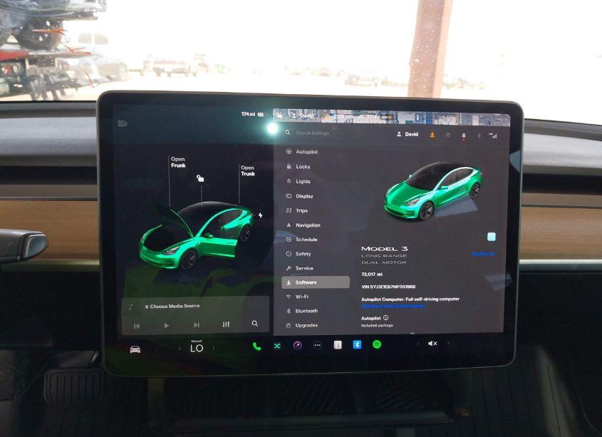 Photo 7 of 2021 Tesla Model 3 LONG RANGE DUAL MOTOR ALL-WHEEL DRIVE (VIN 5YJ3E1EB7MF051968)