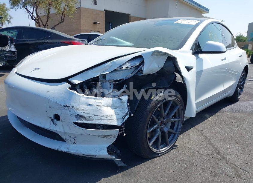 Photo 2 of 2021 Tesla Model 3 LONG RANGE DUAL MOTOR ALL-WHEEL DRIVE (VIN 5YJ3E1EB7MF072609)