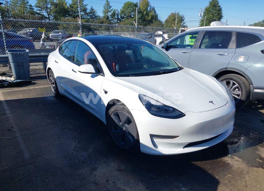 2021 Tesla Model 3 LONG RANGE DUAL MOTOR ALL-WHEEL DRIVE (VIN 5YJ3E1EB7MF974757) main photo