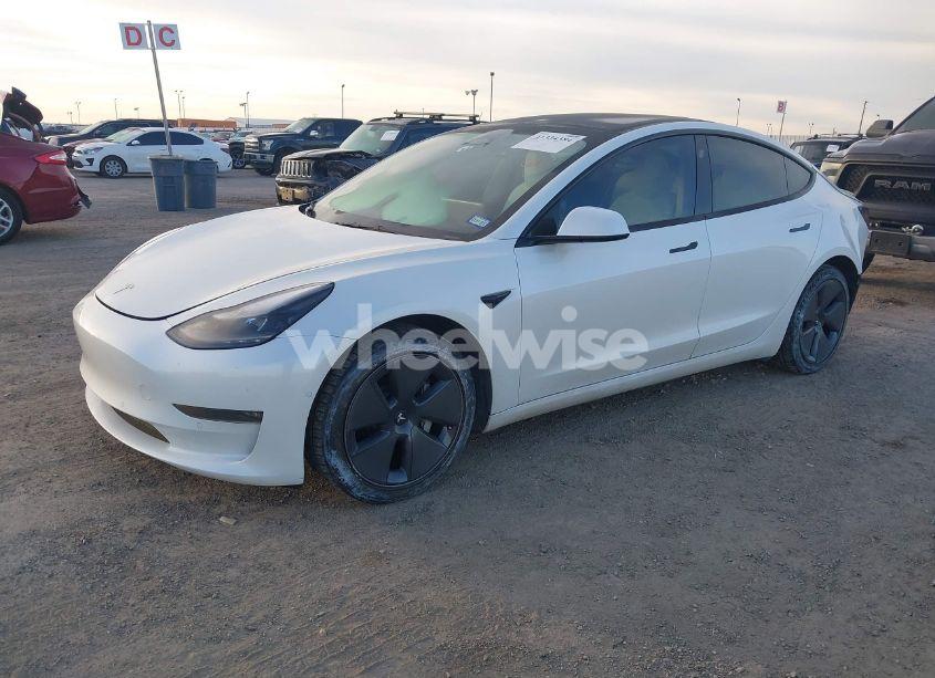 Photo 2 of 2022 Tesla Model 3 LONG RANGE DUAL MOTOR ALL-WHEEL DRIVE (VIN 5YJ3E1EB7NF167026)
