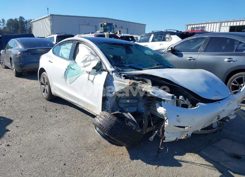 2022 Tesla Model 3 LONG RANGE DUAL MOTOR ALL-WHEEL DRIVE (VIN 5YJ3E1EB7NF334002) main photo