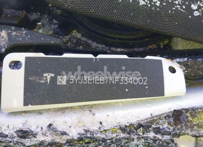 Photo 9 of 2022 Tesla Model 3 LONG RANGE DUAL MOTOR ALL-WHEEL DRIVE (VIN 5YJ3E1EB7NF334002)