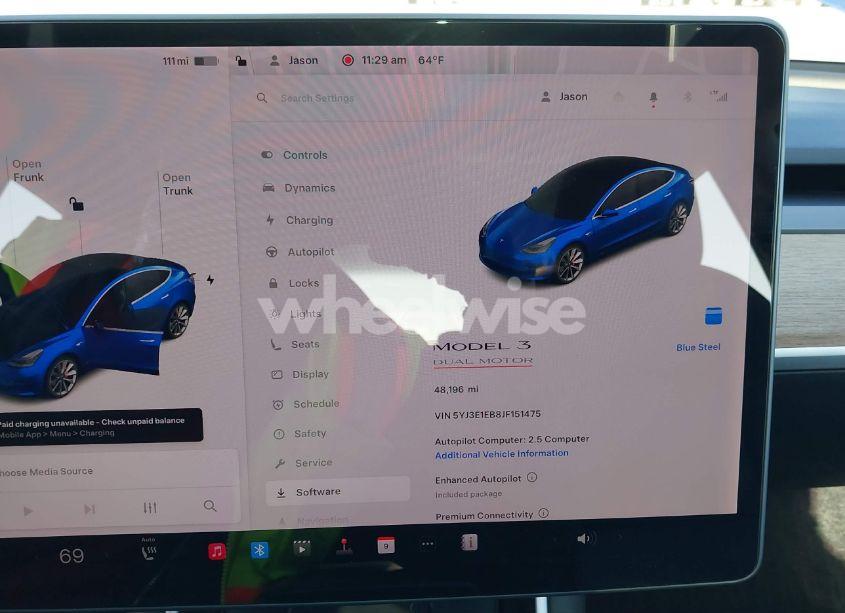 Photo 7 of 2018 Tesla Model 3 LONG RANGE/PERFORMANCE (VIN 5YJ3E1EB8JF151475)