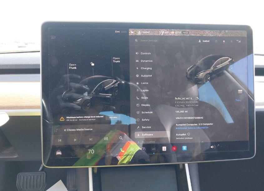 Photo 17 of 2019 Tesla Model 3 LONG RANGE/PERFORMANCE (VIN 5YJ3E1EB8KF208842)