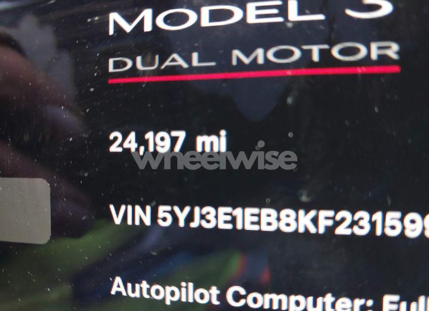 Photo 15 of 2019 Tesla Model 3 LONG RANGE/PERFORMANCE (VIN 5YJ3E1EB8KF231599)