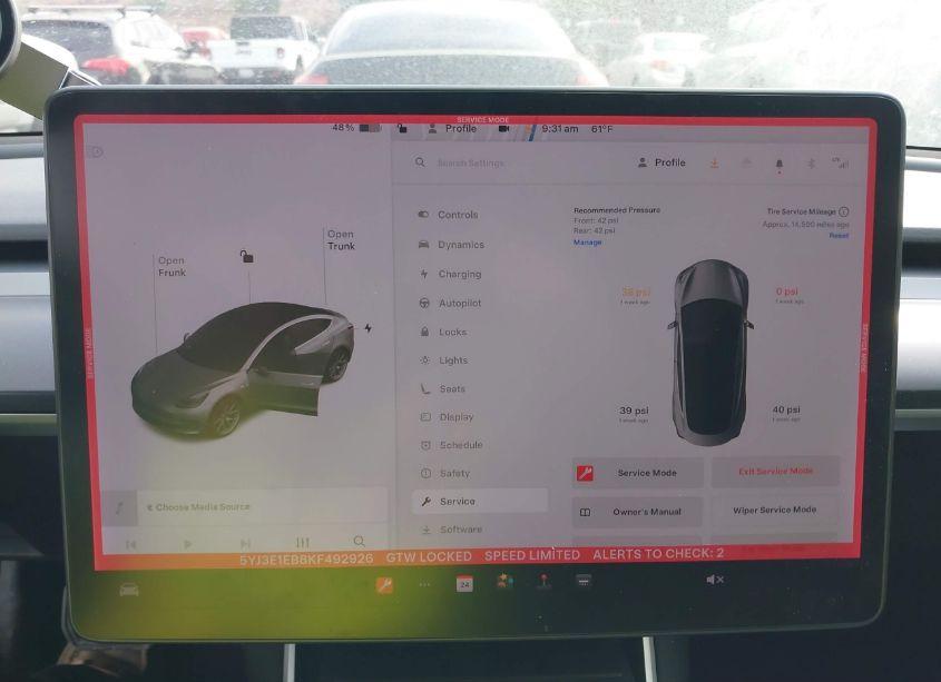 Photo 7 of 2019 Tesla Model 3 LONG RANGE/PERFORMANCE (VIN 5YJ3E1EB8KF492926)