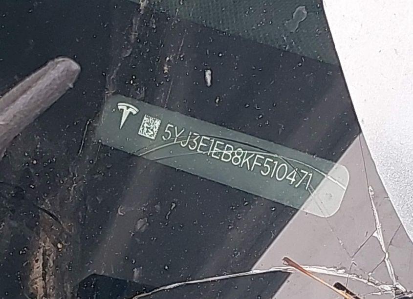 Photo 8 of 2019 Tesla Model 3 LONG RANGE/PERFORMANCE (VIN 5YJ3E1EB8KF510471)