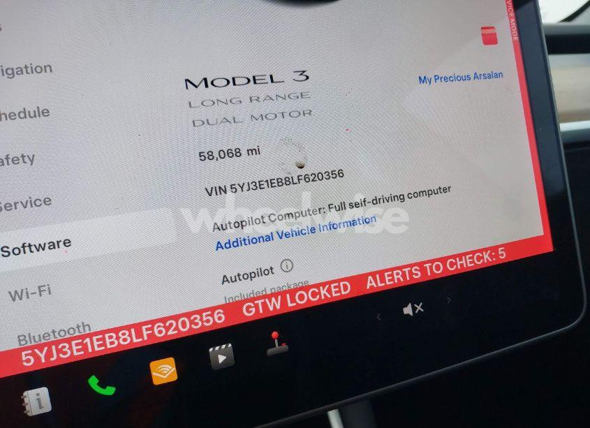 Photo 15 of 2020 Tesla Model 3 LONG RANGE DUAL MOTOR ALL-WHEEL DRIVE (VIN 5YJ3E1EB8LF620356)