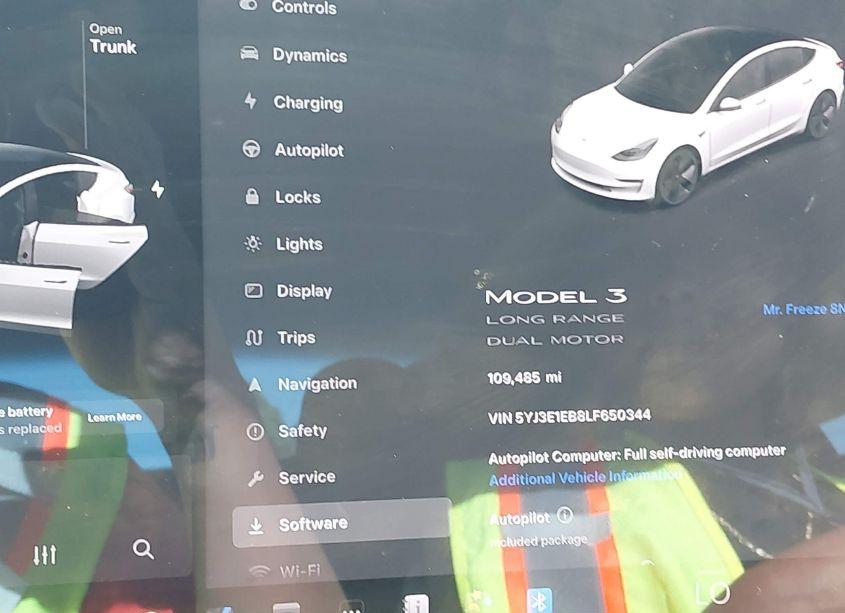 Photo 7 of 2020 Tesla Model 3 LONG RANGE DUAL MOTOR ALL-WHEEL DRIVE (VIN 5YJ3E1EB8LF650344)