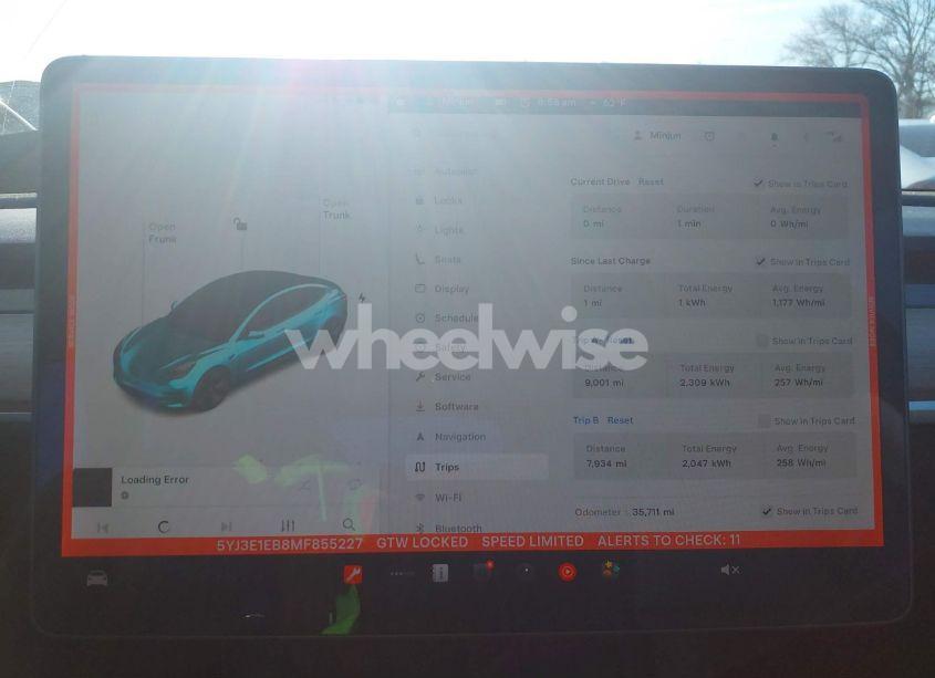 Photo 7 of 2021 Tesla Model 3 LONG RANGE DUAL MOTOR ALL-WHEEL DRIVE (VIN 5YJ3E1EB8MF855227)