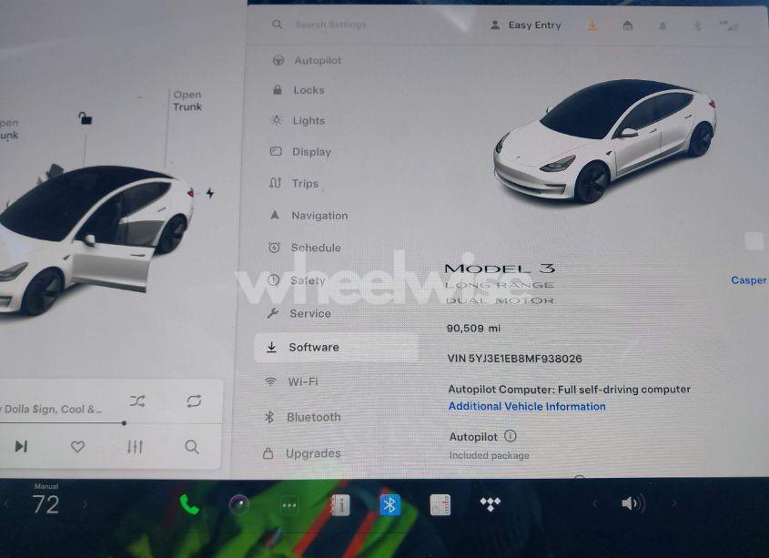 Photo 7 of 2021 Tesla Model 3 LONG RANGE DUAL MOTOR ALL-WHEEL DRIVE (VIN 5YJ3E1EB8MF938026)