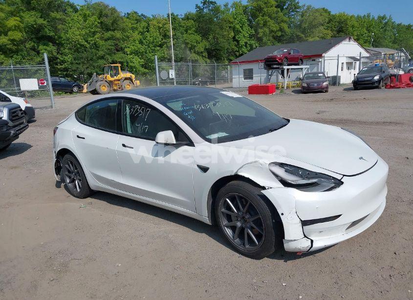 2021 Tesla Model 3 LONG RANGE DUAL MOTOR ALL-WHEEL DRIVE (VIN 5YJ3E1EB8MF943677) main photo