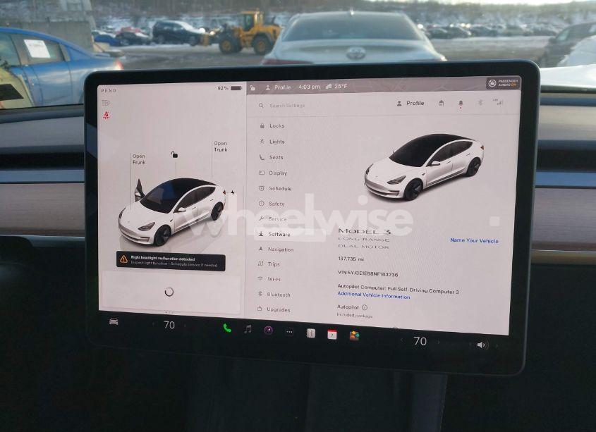 Photo 7 of 2022 Tesla Model 3 LONG RANGE DUAL MOTOR ALL-WHEEL DRIVE (VIN 5YJ3E1EB8NF183736)