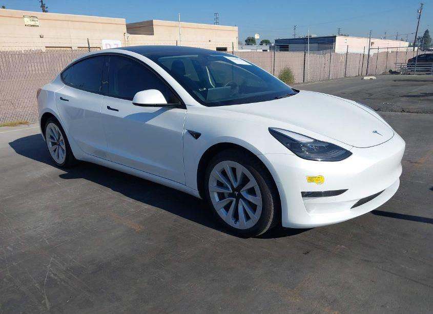 2022 Tesla Model 3 LONG RANGE DUAL MOTOR ALL-WHEEL DRIVE (VIN 5YJ3E1EB8NF212071) main photo