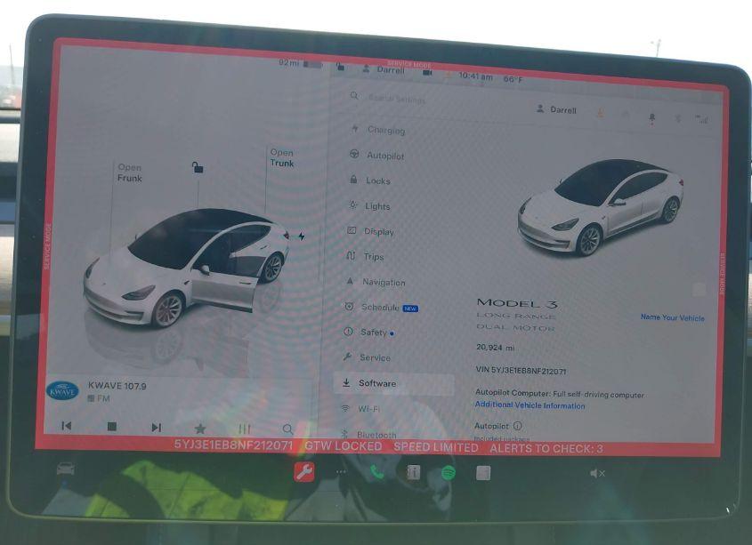 Photo 18 of 2022 Tesla Model 3 LONG RANGE DUAL MOTOR ALL-WHEEL DRIVE (VIN 5YJ3E1EB8NF212071)