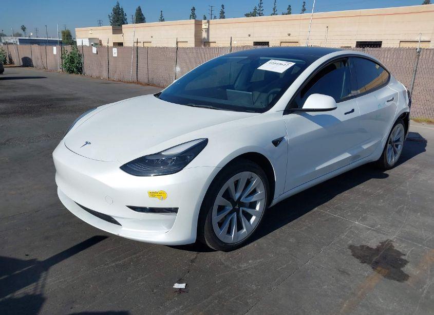 Photo 2 of 2022 Tesla Model 3 LONG RANGE DUAL MOTOR ALL-WHEEL DRIVE (VIN 5YJ3E1EB8NF212071)