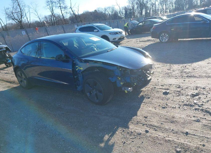 2022 Tesla Model 3 LONG RANGE DUAL MOTOR ALL-WHEEL DRIVE (VIN 5YJ3E1EB8NF265014) main photo