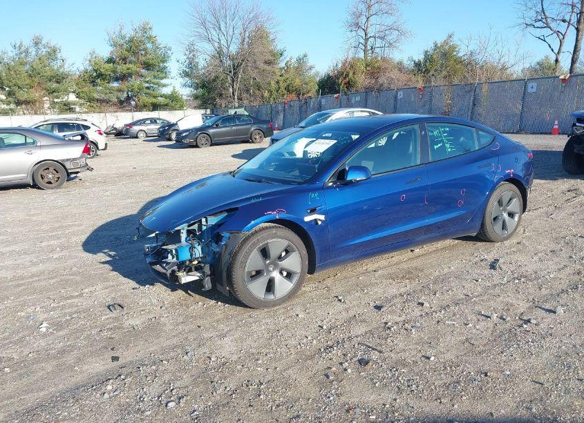 Photo 2 of 2022 Tesla Model 3 LONG RANGE DUAL MOTOR ALL-WHEEL DRIVE (VIN 5YJ3E1EB8NF265014)