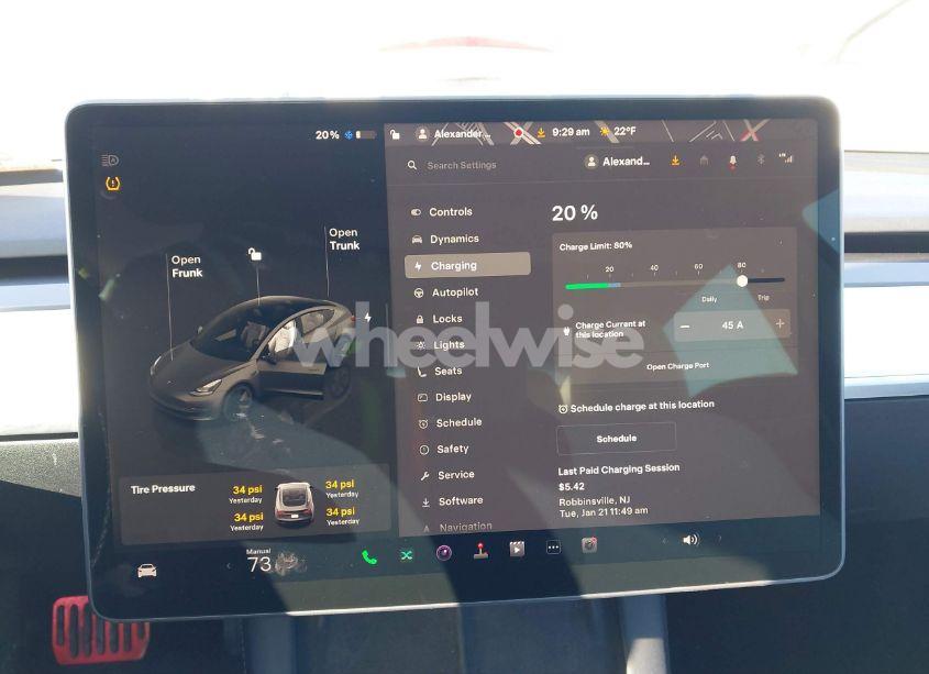 Photo 17 of 2022 Tesla Model 3 LONG RANGE DUAL MOTOR ALL-WHEEL DRIVE (VIN 5YJ3E1EB8NF265871)