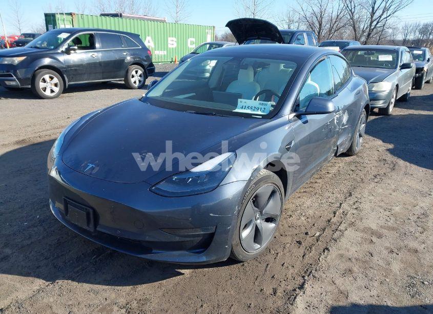 Photo 2 of 2022 Tesla Model 3 LONG RANGE DUAL MOTOR ALL-WHEEL DRIVE (VIN 5YJ3E1EB8NF265871)