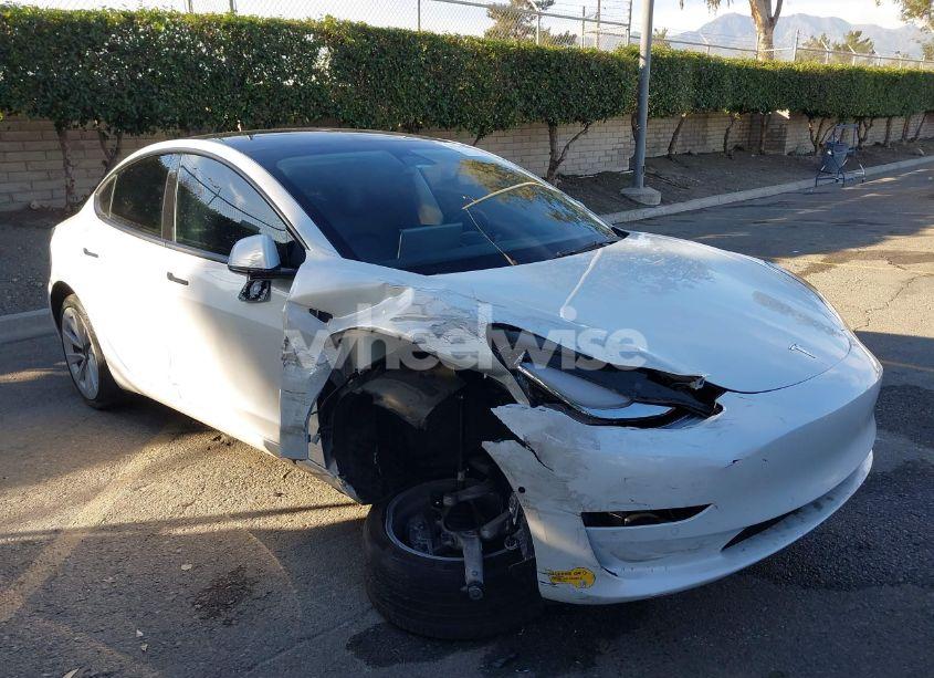 2022 Tesla Model 3 LONG RANGE DUAL MOTOR ALL-WHEEL DRIVE (VIN 5YJ3E1EB8NF296103) main photo