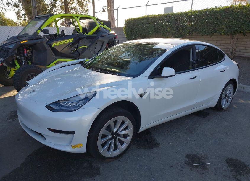 Photo 2 of 2022 Tesla Model 3 LONG RANGE DUAL MOTOR ALL-WHEEL DRIVE (VIN 5YJ3E1EB8NF296103)