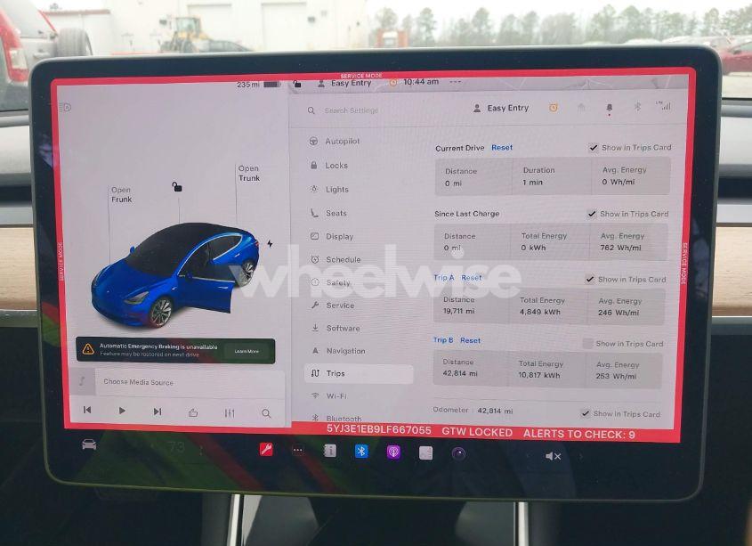Photo 7 of 2020 Tesla Model 3 LONG RANGE DUAL MOTOR ALL-WHEEL DRIVE (VIN 5YJ3E1EB9LF667055)
