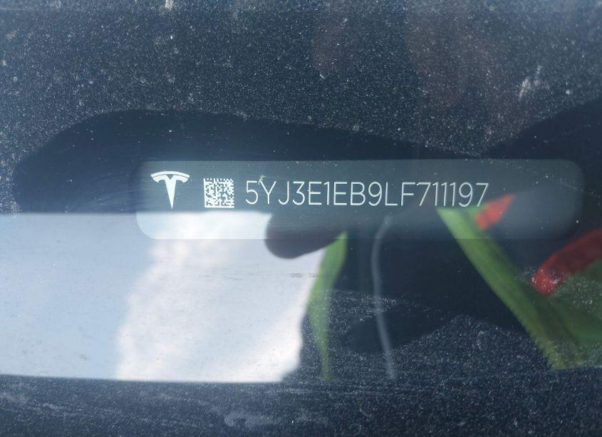 Photo 9 of 2020 Tesla Model 3 LONG RANGE DUAL MOTOR ALL-WHEEL DRIVE (VIN 5YJ3E1EB9LF711197)